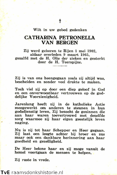 Catharina Petronella van Bergen