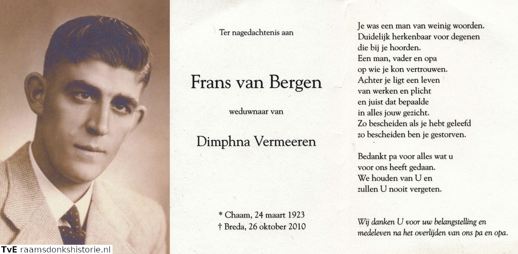 Frans van Bergen Dimphna Vermeeren
