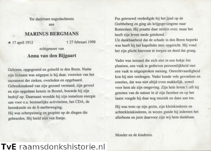 Marinus Bergmans Anna van den Bijgaart