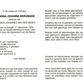 Susanna Johanna Bergmans Adrianus Johannes van den Reijen
