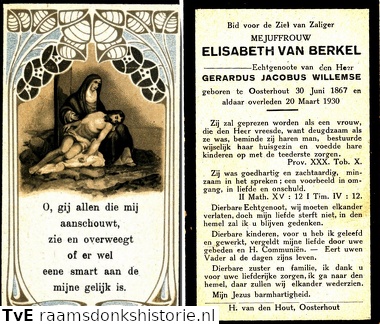 Elisabeth van Berkel Gerardus Jacobus Willemse