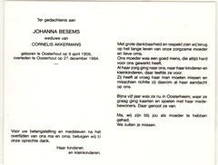 Johanna Besems Cornelis Akkermans