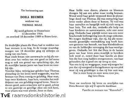 Dora Beumer Thomas Maas