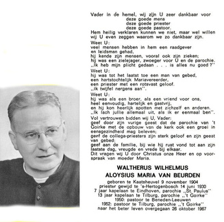 Waltherus Wilhelmus Aloysius Maria van Beurden