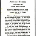 Adrianus Biemans Maria Anna Heijne