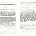 Antonia Petronella Biemans Jacobus Jacominus Hooijmaijers