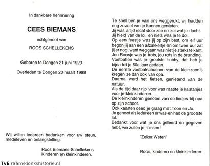 Cees Biemans Roos Schellekens