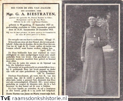 G.A. Biestraten priester