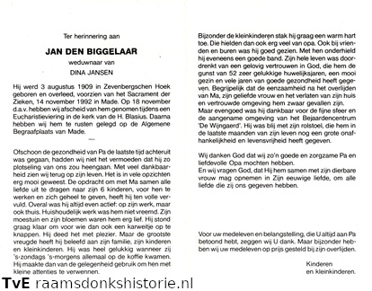 Jan den Biggelaar Dina Jansen