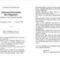 Johanna Petronella den Biggelaar Cornelis Jacobs