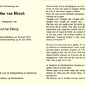 Bertha van Blerck Ad van Tilborg