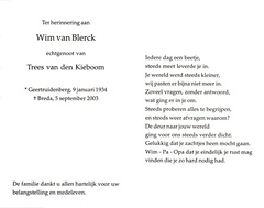 Wim van Blerck Trees van den Kieboom