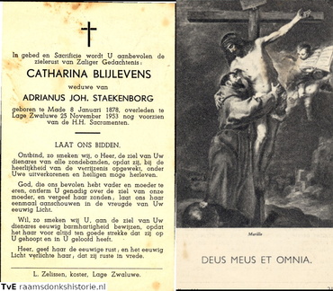 Catharina Blijlevens Adrianus Johannes Staekenborg