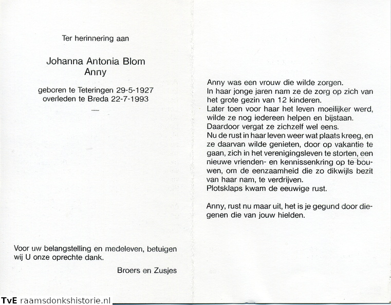 Johanna Antonia Blom