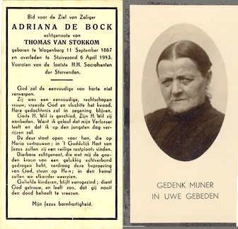 Adriana de Bock Thomas van Stokkom