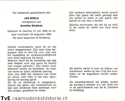Jan Boels Annelies Diederen