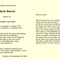 Maria Boeren Gerardus van Oerle