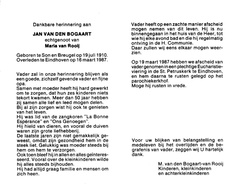 Jan van den Bogaart Maria van Rooij