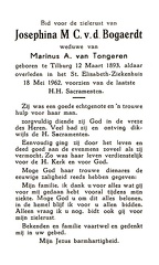 Josephina M.C. van den Bogaerdt Marinus A van Tongeren
