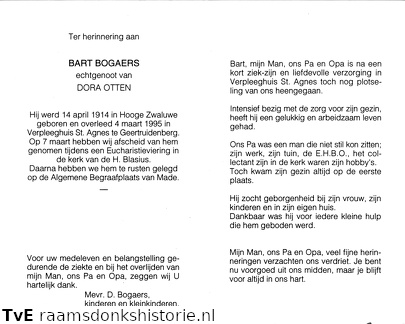 Bart Bogaers Dora Otten