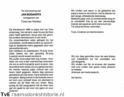 Jan Bogaerts Toos van Vlerken