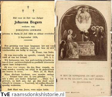 Johanna Bogers Johannes Leemans