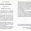 Toon Bogers Jeanne van Loon