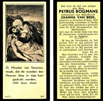 Petrus Bogmans Joanna van Beek