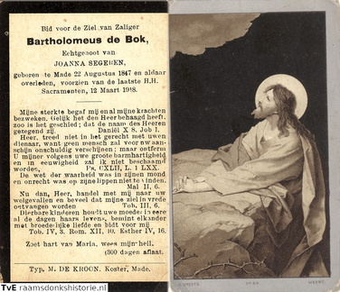 Bartholomeus de Bok Joanna Segeren