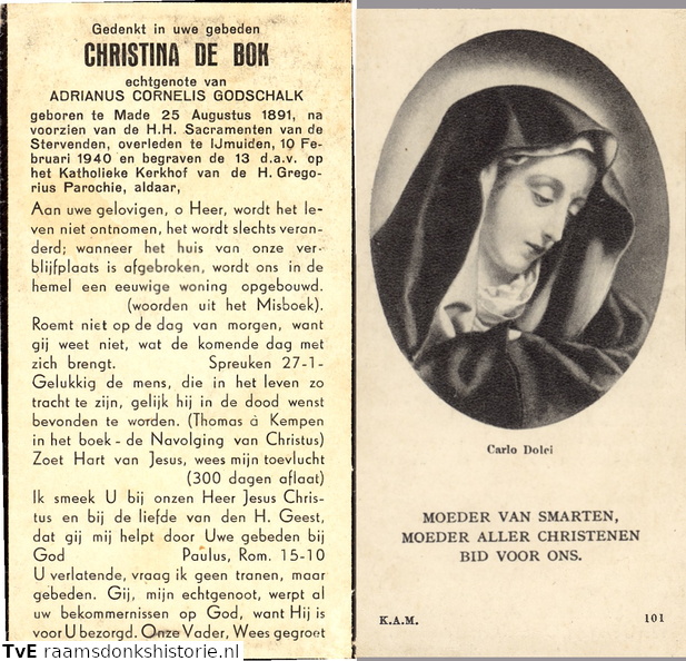Christina de Bok Adrianus Cornelis Godschalk