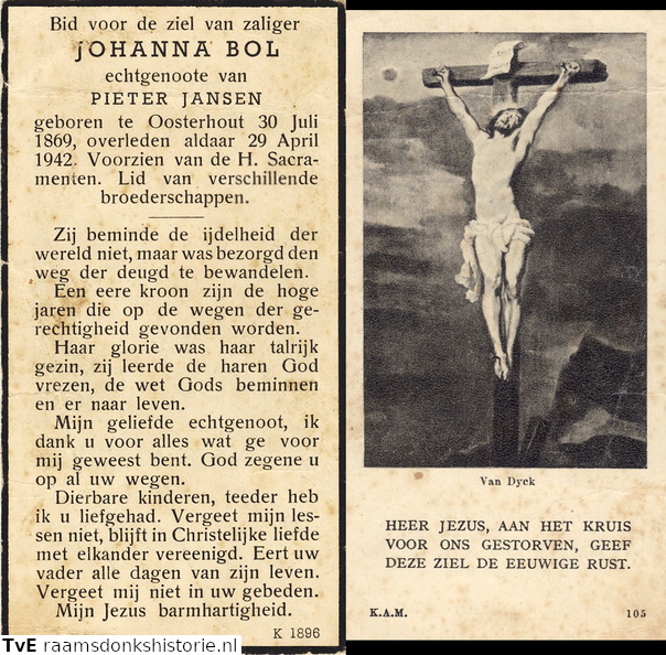 Johanna Bol Pieter Jansen