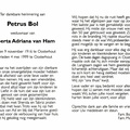 Petrus Bol Huberta Adriana van Ham