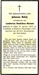 Johanna Boleij Lambertus Hendrikus Martens