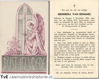 Hendrika van Bommel