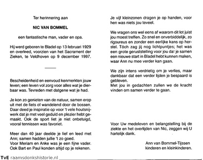 Nic van Bommel Ann Tijssen