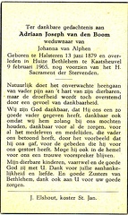 Adriaan Joseph van den Boom Johanna van Alphen