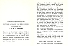 Marinus Adrianus van den Boomen J.G.M.C. Paulissen
