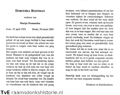 Dorothea Boonman Marijn Trommelen