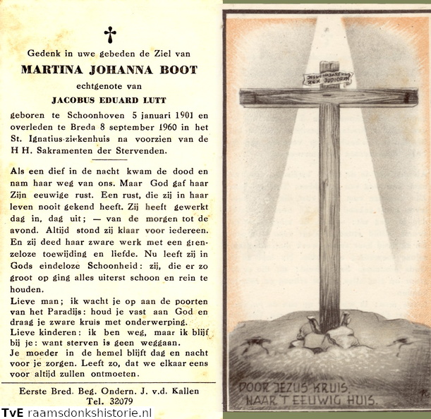 Martha Johanna Boot Jacobus Eduard Lutt