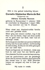 Cornelis Gijsbertus Maria de Bot Adriana Cornelia Rovers