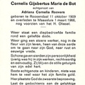 Cornelis Gijsbertus Maria de Bot Adriana Cornelia Rovers