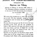 Joanna Botermans Henricus van Tilborg