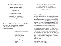 Bert Bouwens Bep van Dongen