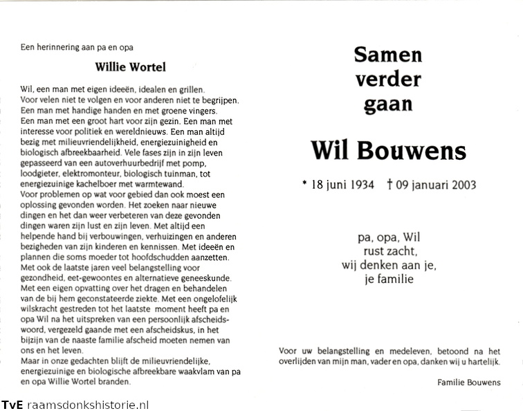 Wil Bouwens