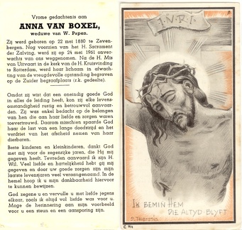 Anna van Boxel W