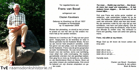 Frans van Boxel Clazien Kavelaars