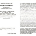 Jacobus van Boxel Jozina Johanna Cornel