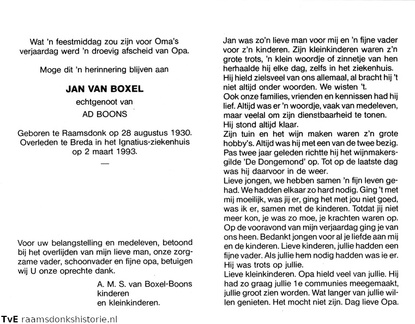 Jan van Boxel Ad Boons