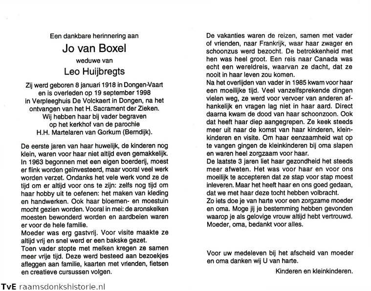 Jo van Boxel Leo Huijbregts