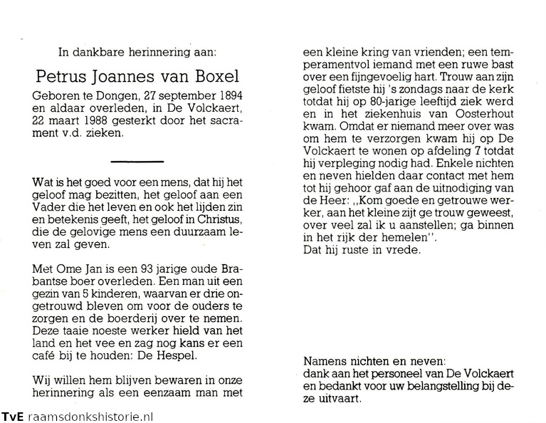 Petrus Joannes van Boxel